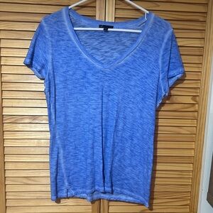 Gap Sz M Blue V-Neck Women's Top